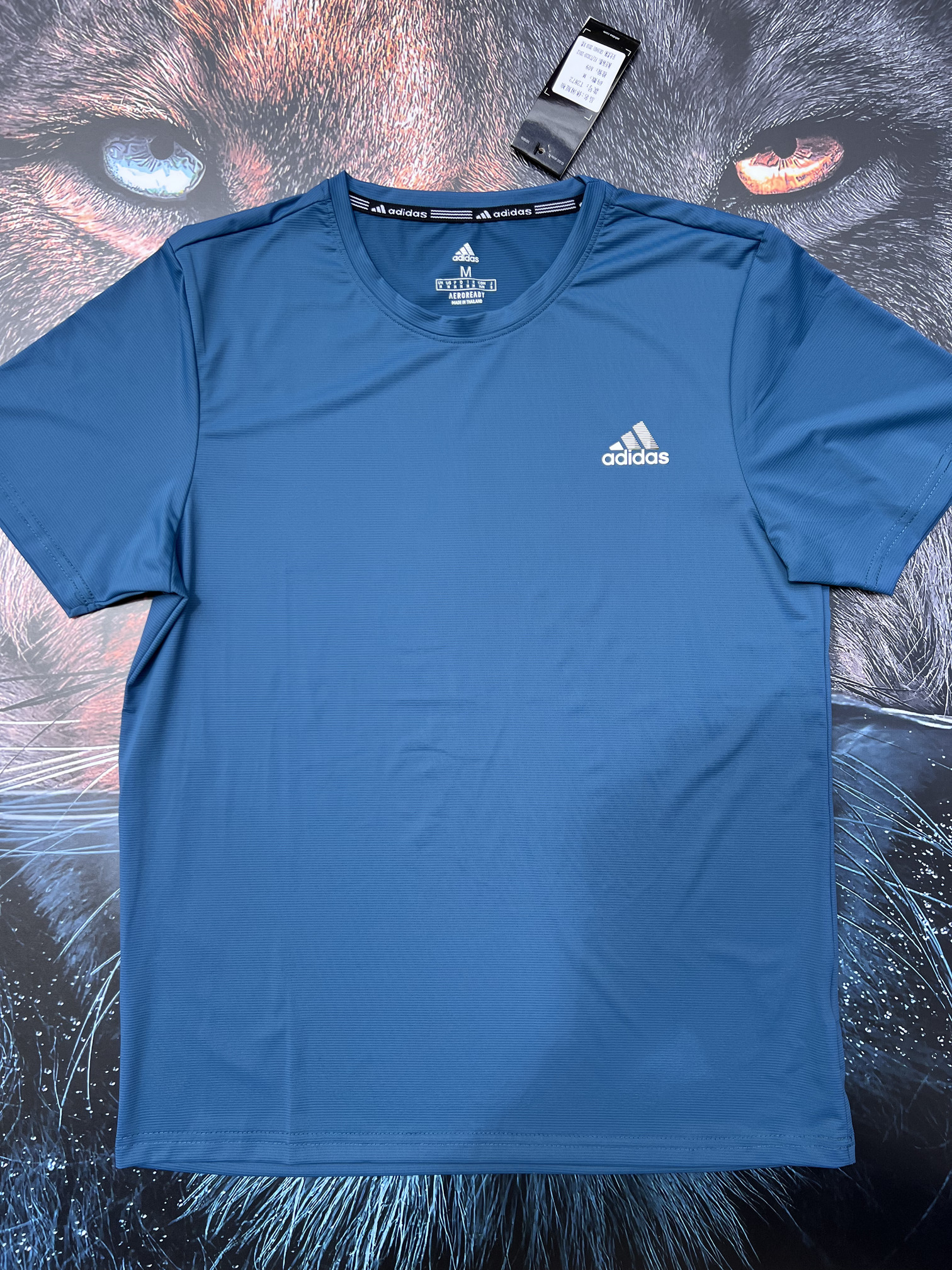 Camiseta Adidas Azul Claro