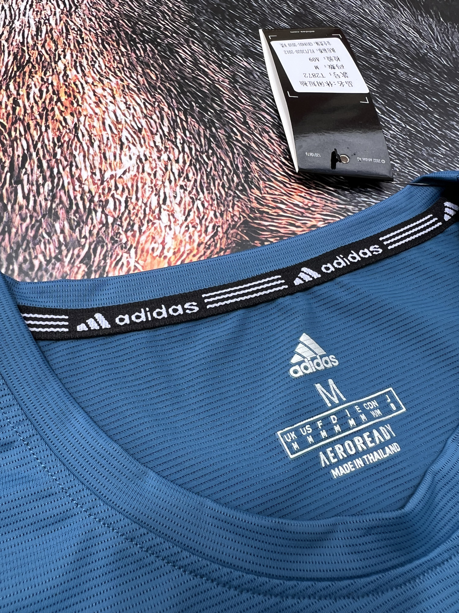 Camiseta Adidas Azul Claro - Image 7