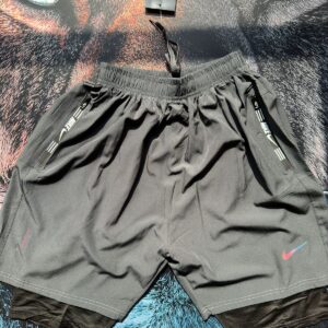 Pantaloneta Nike Gris Licrada
